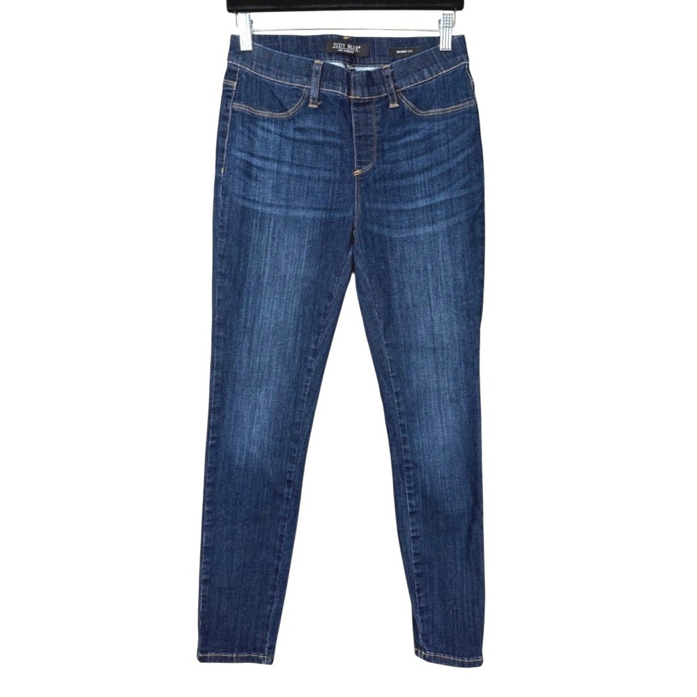 Judy Blue Los Angeles Womens Skinny Fit Dark Wash Jeans Size 7 28